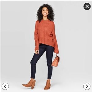 NWT Rust Target Sweater